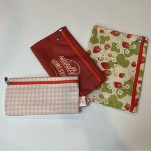 Krumbs Kitchen | 3 pc Makeup Bag Set